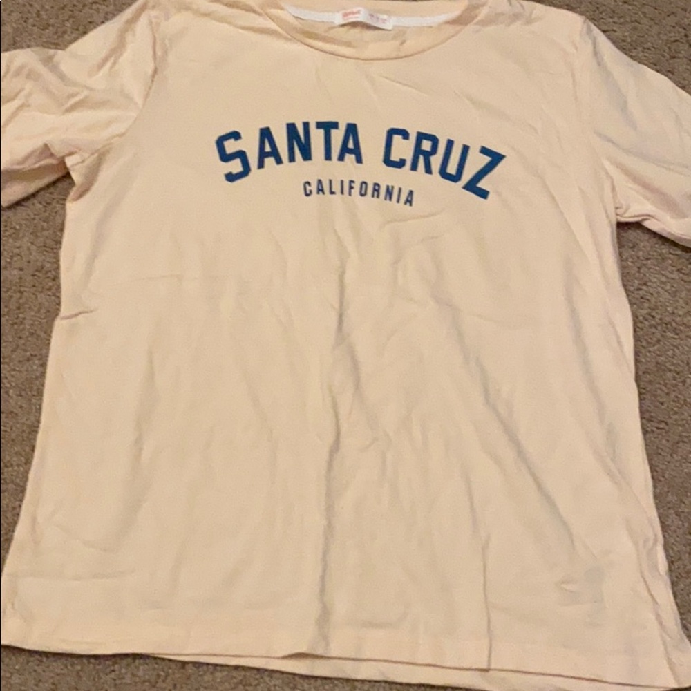santa cruz california tshirt